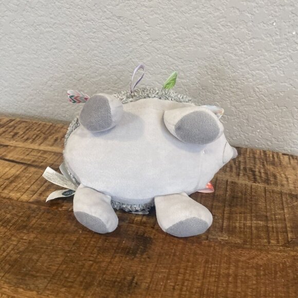 Mary Meyer Taggies Signature Plush Hedgehog Stuffed Animal Gray 8" Baby Toy - Picture 6 of 8
